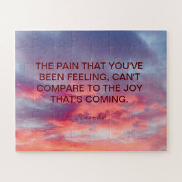 Schöne orangefarbene und rote Sonnenuntergänge Bib Puzzle