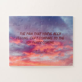 Schöne orangefarbene und rote Sonnenuntergänge Bib Puzzle