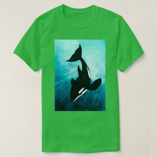 SCHÖNE ORCA KILLER WALE T-Shirt (Design vorne)