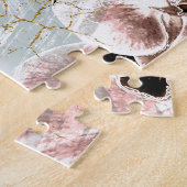 Schöne Orchidee stilvoll floral Puzzle (Seite)