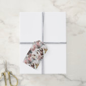 Schöne Orchidee stilvoll Geschenkanhänger (Mit Garn)