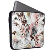Schöne Orchidee stilvoll Laptopschutzhülle (Vorne Rechts)