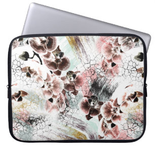 Schöne Orchidee stilvoll Laptopschutzhülle