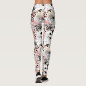 Schöne Orchidee stilvoll Leggings (Rückseite)