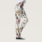 Schöne Orchidee stilvoll Leggings (Rechts)