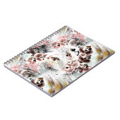 Schöne Orchidee stilvoll Notizblock (Linke Seite)