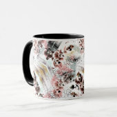 Schöne Orchidee stilvoll Tasse (Vorderseite Links)