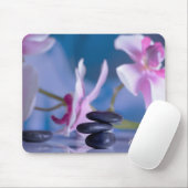 Schöne Orchidee, Zen-Steine Mousepad (Mit Mouse)