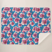 Schöne Orchideen-Blume Sherpadecke (Vorderseite (Horizontal))