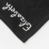 Schöne Orchideen-Decke Fleecedecke (Ecke)