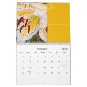 Schöne Orchideen mit Anmerkungen zum Wall-Kalender Kalender (Feb 2026)
