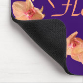 Schöne Orchideen Mousepad (Ecke)