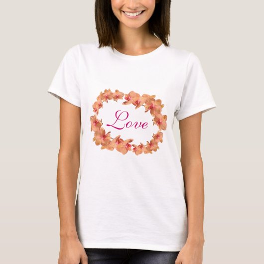 Schöne Orchideen T-Shirt (Vorderseite)