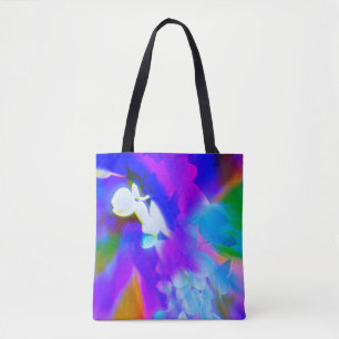 Schöne Orchideen-Tasche in den hellen Farben Tasche