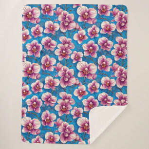 Schöne Orchideenblüten Sherpadecke