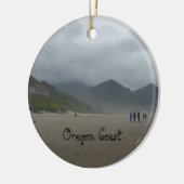 Schöne Oregon-Küsten-Kanonen-Strand-Verzierung Keramik Ornament (Links)