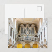 Schöne Orgel-Postkarte Postkarte (Vorne/Hinten)