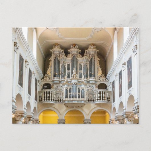 Schöne Orgel-Postkarte Postkarte (Vorderseite)