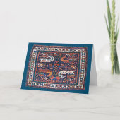 Schöne orientalische Rug Design Vatertagskarte Karte (Vorderseite)