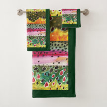 Schöne originale 3 Forellenhaut