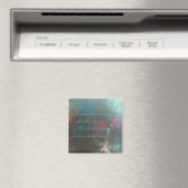 Schöne Originalkunst mit inspirierender Botschaft Magnet (In Situ (Geschirrspüler))