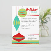 Schöne Ornamente Einladung (Stehend Vorderseite)