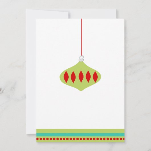 Schöne Ornamente Einladung (Rückseite)