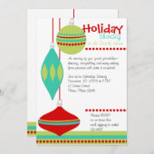 Schöne Ornamente Einladung (Vorne/Hinten)