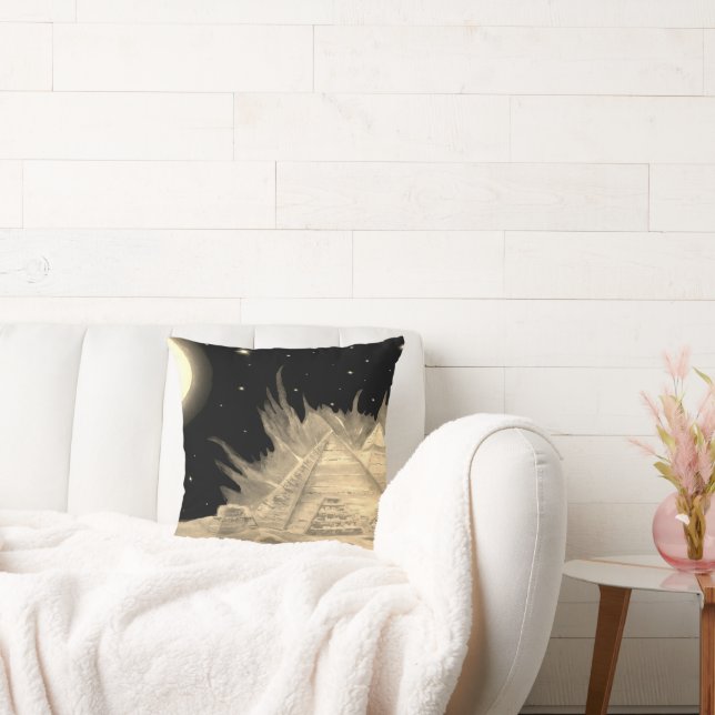 Schöne Orte in Ägypten Kissen werfen (Liege)