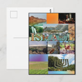 schöne Orte Israels Postkarte (Vorne/Hinten)