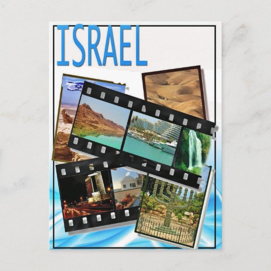 schöne Orte Israels Postkarte (Vorderseite)