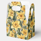 Schöne Osterblume Wasserfarbeneier Jagen und Geschenkschachtel (Geöffnet)