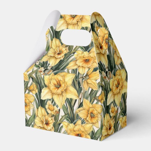 Schöne Osterblume Wasserfarbeneier Jagen und Geschenkschachtel (Vorderseite)