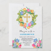 Schöne Ostereier aus Gold Einladung (Vorderseite)