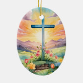 Schöne Osterfarben Kunst, Dichtung und Musik Keramik Ornament (Hinten)