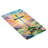 Schöne Osterfarben Kunst, Dichtung und Musik Magnet (Rechte Seite)