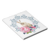 Schöne Osterkaninchen Notizblock (angewinkelt)