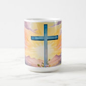 Schöne Ostern-Aquarell-Kunst Kaffeetasse (Mittel)
