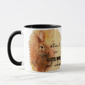 Schöne Ostern Bunny Wine Tasse (Links)