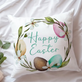 Schöne Ostern Taupe Rosa Eier Wählen Sie eine ande Kissen