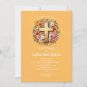 Schöne Ostertaufe Einladung (Vorderseite)