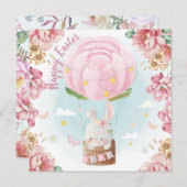 Schöne Osterzeit Einladung (Vorne/Hinten)