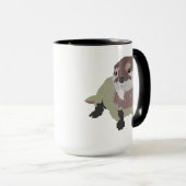 schöne Otter-Design Combo-Tasse, 15 oz Tasse (VorderseiteRechts)