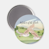 Schöne OWLS-Hochzeit Magnet (Vorderseite/Rückseite)