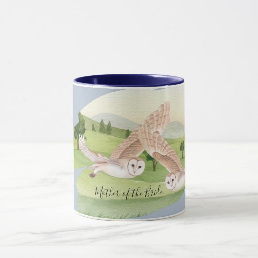 Schöne OWLS-Hochzeit Tasse (Zentrum)