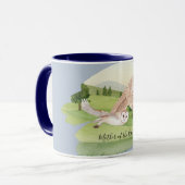 Schöne OWLS-Hochzeit Tasse (Vorderseite Links)