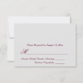 Schöne Ozean-UAWG RSVP Karte (Rückseite)