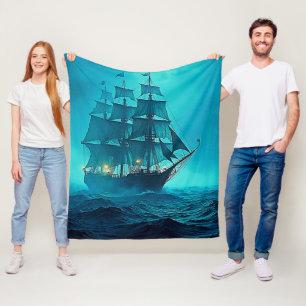 Schöne Ozeanreisen Fleecedecke