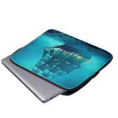Schöne Ozeanreisen Laptopschutzhülle (Vorne Knopf)