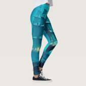 Schöne Ozeanreisen Leggings (Rechts)